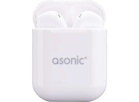 Resim Asonic AS-TWS130 Tuşlu Bluetooth Kablosuz Telefon Kulaklığı Beyaz 