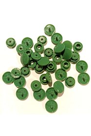 Resim Celines Wonders Kalite Garantili T5=12,5 Mm Kapaklı Çıtçıt, 10 Takım, Plastik, Çıt Çıt, Haki Yeşil 