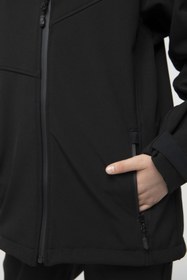 Resim 2AS SAYRA Softshell Çocuk Ceket Siyah 