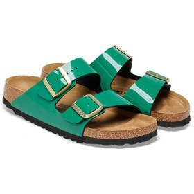 Resim Birkenstock Arizona Bf Patent - Yeşil / 