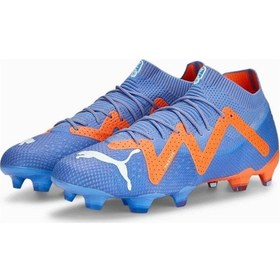 Resim Puma Future Ultimate FG/AG (107165-01) | Mavi Turuncu 