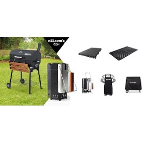 Resim Guruss CG-075 Kömürlü Barbekü Mangal Tam Set 