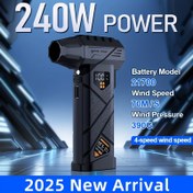 Resim [XZXY HFX-01] Güçlü Fırçasız Motor, Turbo Jet Fanı, Şiddetli Toz Üfleyici, LED Işıklı ve Ekrana Sahip Kompresör Havalı Şişirme Aleti - 4 Kademeli (0-100) Yoğun Çalışma Modu. Soğutma, İskele Mangalları, Kamp, İç/Dış Alanlar, Araba & Bilgisayarlarda Temizlik, Kar Kazıyıcılık ve Dalak Süpürge için Ayarlanabilir Güçlü Şiddetli Rüzgar Makinesi 