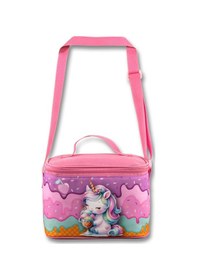 Resim Ümit Çanta Termoslu/ısı Yalıtımlı Beslenme Çantası - 5004 - Dondurma Yiyen Unicorn, Mor Pembe Kız Çocuk Mor - Pembe 