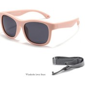 Resim Klassnum2025 Çocuk Polarize Güneş Gözlüğü 1-3 Yaş Uv400 Korumalı Yumuşak Çerçevewhıtemor51gri Gri 