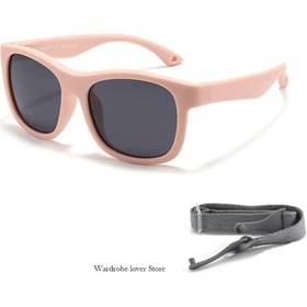 Resim Klassnum2025 Çocuk Polarize Güneş Gözlüğü 1-3 Yaş Uv400 Korumalı Yumuşak Çerçevewhıtemor51gri Gri 