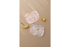 Resim Oh la la Koala For Little Ones Pudra Biyeli 2li Sıvı Geçirmez Mama Önlüğü 6-36 Ay 