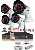 Resim Ids - 4 Kameralı 1080P Fullhd 5Mp Sony Lensli Kamera Seti - 2015 
