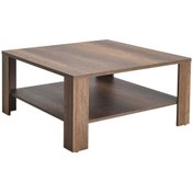 Resim Adore Mobilya New Line Kare Orta Sehpa - Koyu Ceviz (oslo Ceviz) 90x42x90 Cm (gxyxd) 