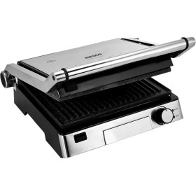 Resim Karaca Biogranit Inox Tost Makinesi 2000 W 4 Kademe Pişirme Ayarlı Çelik Gövde Granit Izgara Plaka 