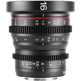 Resim Meike 16mm T2.2 Manual Focus Geniş Açı Sinema Lensi (MFT Mount) 