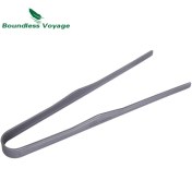 Resim Three Beans Açık Piknik Barbekü Klipsi Yüksek Sıcaklığa Dayanıklı Saf Titanyum Gıda Klipsi - (Yurt Dışından) 
