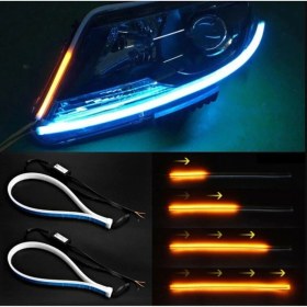 Resim Autowise Far Üstü Kayar LED Açılış Animasyonlu Selamlamalı 60CM 2 Adet 