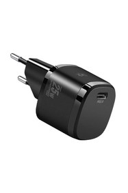 Resim Linktech G826 Supper Silicon Tech 25W Pd Usb-C Şarj Aleti Type-C Kablo Set Siyah 