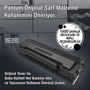 Resim Pantum PA-210EV Siyah Toner Kartuşu 