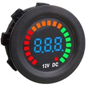 Resim IC-230E VOLTMETRE PANO TİP AKÜ GÖSTERGELİ 