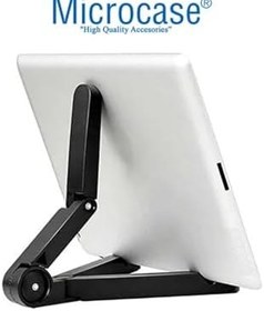 Resim Microcase Samsung S10 FE Plus Tablet için Türkçe Bluetooth Klavye+Mouse+Tablet Standı-Siyah AL8126 
