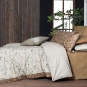 Resim Sarev Saura Fancy Çift Kişilik Bej Nevresim Takımı 200x220cm 