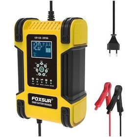 Resim Luminousou Şarj Sarı Pil Foxsur Darbe Cihazı Bakım Aşamalı Araç Akü 7 24v 12v 12a Nj 