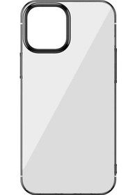Resim Baseus Glitter İPhone 12 Pro Max Lüx Şeffaf TPU Silikon Kılıf 