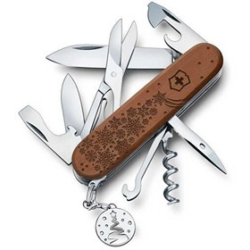 Resim Victorinox VT 1.3701.63E1 91 MM Wintermagic Ceviz Ağaç Climber Çakı 