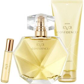 Resim AVON Eve Confidence 50+10 Kadın Parfüm ve Vücut Losyounu Paketi 
