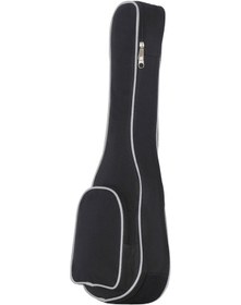 Resim Mufunye 23 İnç Konçert Ukulele Çantası - Su Geçirmez Oksford Kumaşı, Ayarlanabilir Askı Kayışı Ve Aksesuar Cepi Siyah Siyah 