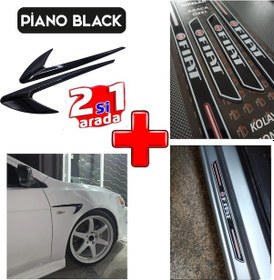 Resim Fiat Coupé Kapı Eşiği Çamurluk Venti Piano Black 