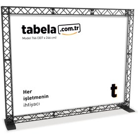 Resim Truss Stant - Model 2 (304x246 cm) / Mekanizma + Baskı 