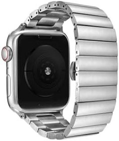 Resim CONSTRAIN - Apple ile uyumlu Watch 42mm 44mm 45mm 49mm 1/2/3/4/5/6/se/se2/7/8/9/ultra 1/2 Metal Katlamalı Klipsli Kordon 