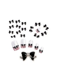 Resim Zcjb Bestgo Alaşım Rhinestones Papyon Ilmek Papyon Tırnak Sanat Glitter Dilimleri Dıy Süslemeleri Yeni -118821 