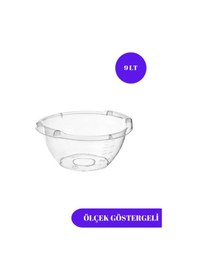 Resim Şeffaf Badya Leğen Ölçek Göstergeli 9 Lt ŞEFFAF 