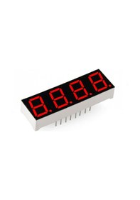 Resim 0.28 İnç 4 Basamaklı Kırmızı Anot 7 Segment Gösterge -3 Adet 