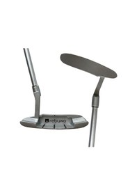 Resim Rebuwo Kauçuk Saplı Golf Sopası Modüler Alüminyum Alaşımlı 86 Cm Golf Putter Gri 