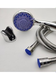 Resim Hortumlu Duş Başlığı Mafsallı Duş Seti 3 Fonksiyonlu Duş Başlığı Duş Seti Metal Renkli 