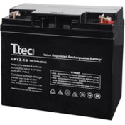 Resim Ttec 12V 18 Ah Bakımsız Kuru Akü 