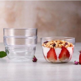 Resim Paşabahçe 43713 Motto Cam Kase 200 Cc 6 Lı Şeffaf 