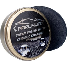 Resim Parlawax Seramik Katkılı Krem Cila 100 gr ve Uygulama Pedi 