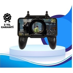 Resim Nrzsnt Joystickli Ve Tetikleyicili Pubg Mobile Gamepad Oyun Kontrolcüsü 