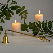Resim 1 Adet Avrupa Tarzı Vintage Pirinç Mumluk - Elde Tutulan Antika Bitirme Aleti, Kokulu Mumlar İçin, Romantik Ev Dekoru ve Atmosfer Geliştirici, Klasik Tasarım, Zarif İşçilik, Dekoratif Aksesuar, İç Mekan Tasarımcıları 