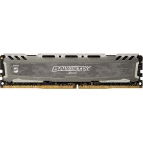Resim Crucial Ballistix 8GB 3000MHz DDR4 Ram BLS8G4D30AESBK 
