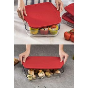 Resim Özbience 2'li Borcam Seti, Kapaklı, 3850 cc ve 3200 Cc, Dayanıklı ve Şık Tasarım 