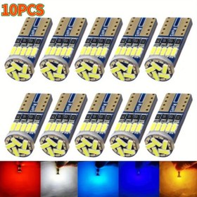 Resim 10 adet T10 LED Canbus 194 W5W 4014 SMD Beyaz Ampuller, Hata Yok Araba İç Aydınlatma Ampulleri, 12V Otomatik LED Harita Bagaj Lambası, Araçlar için Evrensel Uyumluluk, Araba İç Aydınlatma Ampulleri | Hata Yok LED'ler | SMD Teknoloji, Pil Olmadan 
