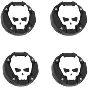 Resim 3d Skull Ps5/ps4/ps3/xbox One/one X/one S/series X/series S 3d Analog Silikon Koruyucu -4 Adet Siyah/4 