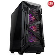 Resim Asus Tuf Gaming Gt301 4 Fanlı Siyah ATX Oyuncu Bilgisayar Kasası 