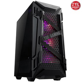 Resim Asus Tuf Gaming Gt301 4 Fanlı Siyah ATX Oyuncu Bilgisayar Kasası 