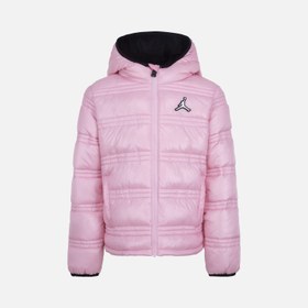 Resim Nike Jordan Core Mid Weight Puffer Full-Zip Hoodie (Girls') Çocuk Mont 