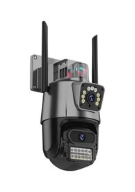 Resim Rose Ahd-30180 Dış Mekan Wifi Kamera 5k 4k Çift Lens Çift Ekranlar Ptz Kamera 231133 