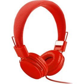 Resim Color EP05 Mikrofonlu Kulaküstü Kırmızı Kulaklık 