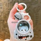 Resim Silver1 Yeni Sevimli Çizgi Film Işıklı Işık Kulomi Büyük Kulak Köpek Hediye Kutusu Anahtarlık Araba Okul Çantası Dıy Kolye Hediye (Yurt Dışından) 